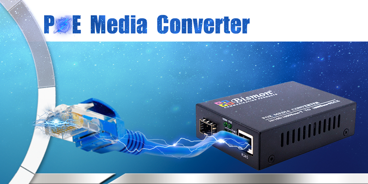 การทำงานของ PoE Media Converter Fiber optic cable